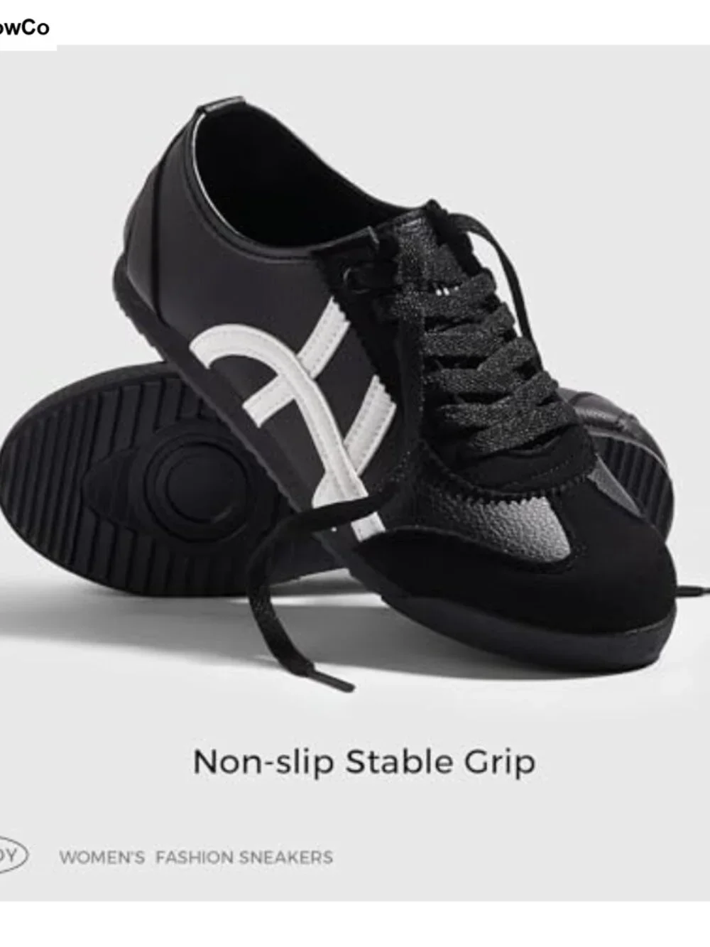 Retro Running Sneakers Women's Cushioned Casual Shoes Synthetic Leather